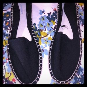 Old navy slip on espadrilles